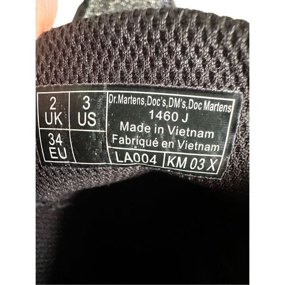 Dr. Martens Kids Black Glitter Boots - Picture 10 of 10